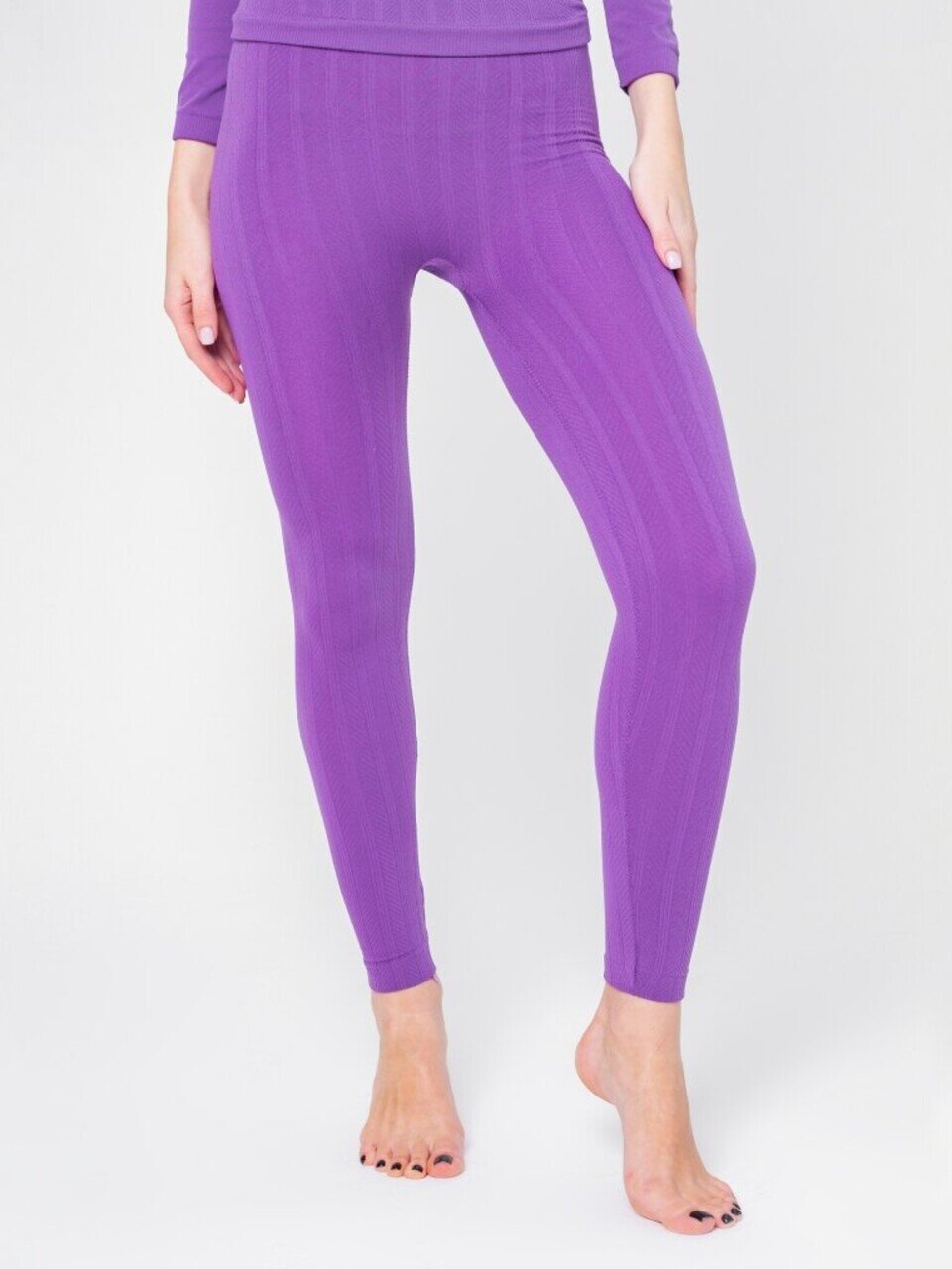Термолеггинсы Oemen, фиолетовые, размер XL, KZ002
