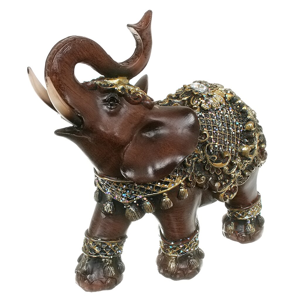 Фигурка декоративная Слон, 16х8х15 см, 3730243