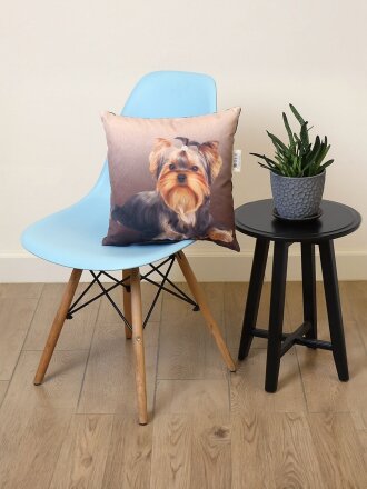 Подушка декоративная, 40х40 см, Коты/Собаки, 100% полиэстер, в ассортименте, 322676