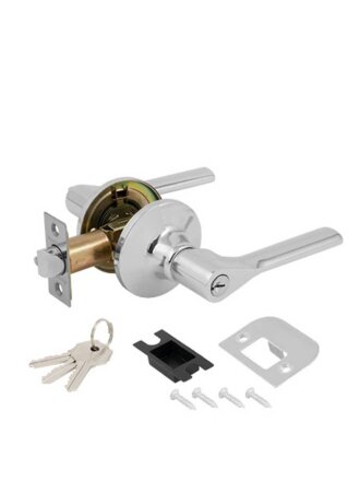 Защелка Avers, 8083-01-CR, 00031332, алюминий, ключ, хром