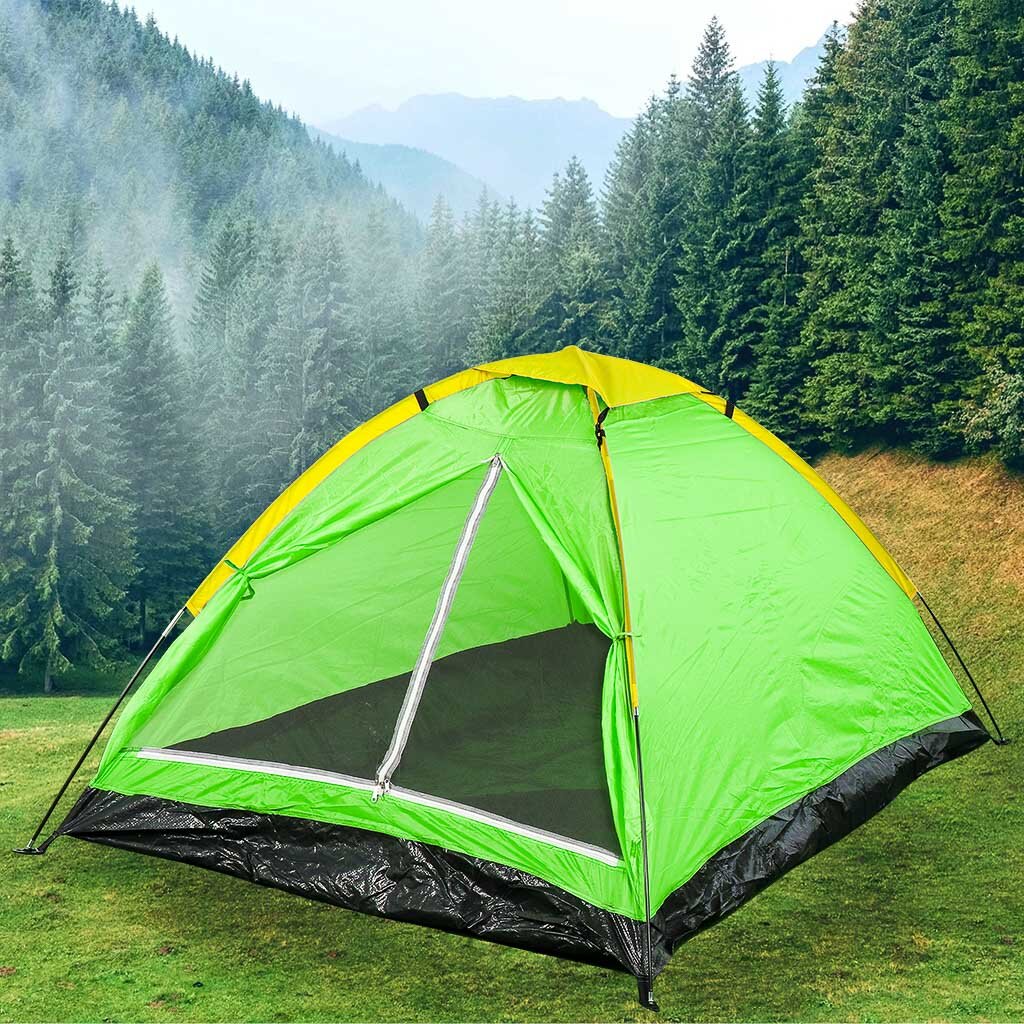 Палатка 3-местная, 200х140х100 см, 1 слой, 1 комн, с москитной сеткой, 1 вентиляционное окно, Green Days, YTCT008-3 палатка green glade