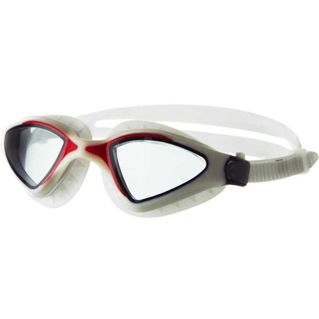 Очки для плавания Atemi, силикон (бел/красн), N8501, 00000136587
