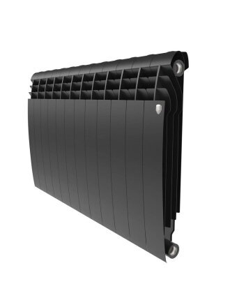 Радиатор биметалл, 500х90 мм, Royal Thermo, BiLiner/Noir Sable, 12 секций, НС-1176310