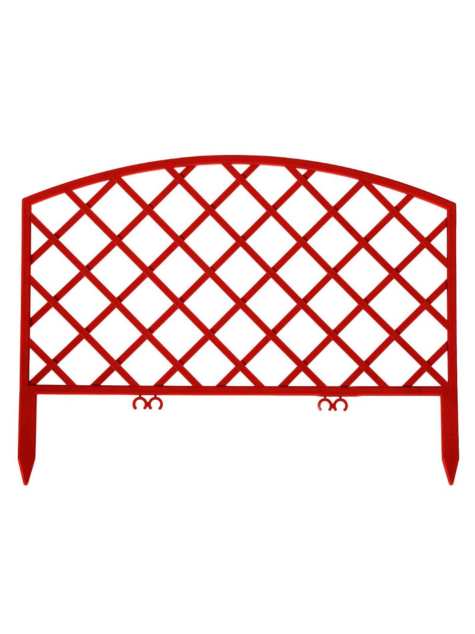 Забор декоративный пластмасса, Palisad, Плетенка №6, 24х320 см, терракотовый, ЗД06