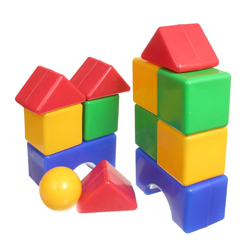 Игр Кубики набор Большая стройка 14025