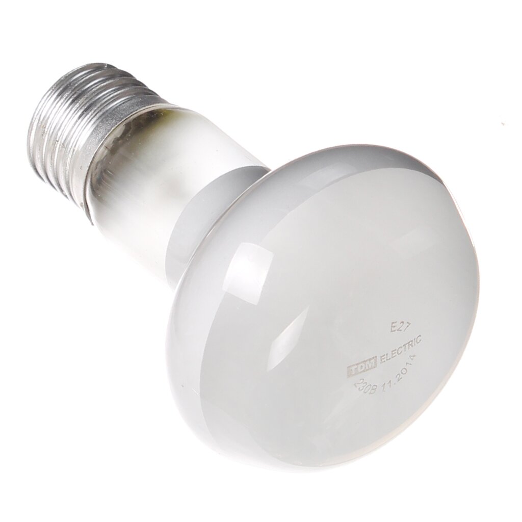 Лампа накаливания E27, 75 Вт, рефлектор, R63, TDM Electric, SQ0332-0031 лампа накаливания e27 75 вт рефлектор r63 tdm electric sq0332 0031