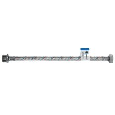 Подводка для воды 1/2''х3 м, г-ш, сталь, AquaLine