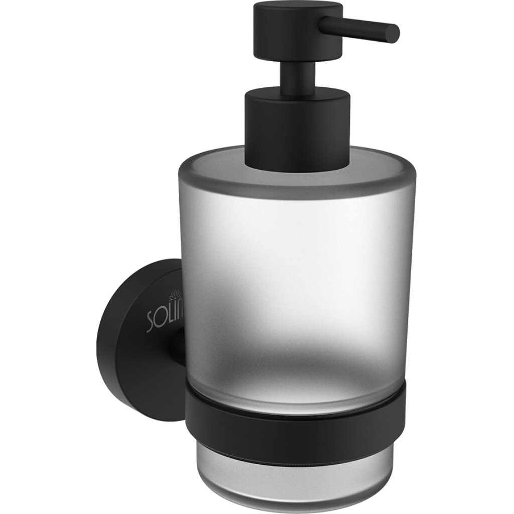Дозатор Solinne, стекло, 6.8х12.2х15.4 см, 0.3 мл, 2516.134 daswerk дозатор для мыла средства для посуды сенсорный