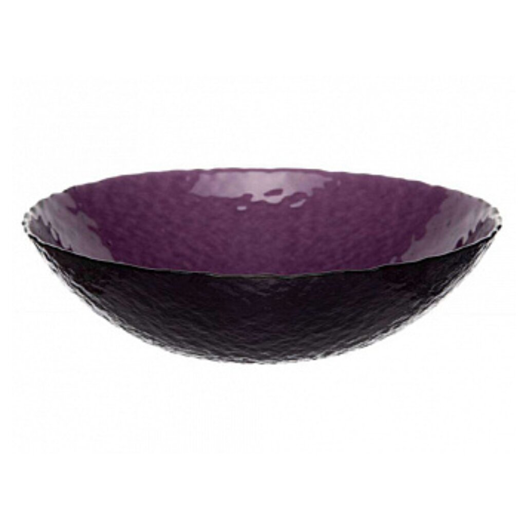 Салатник стекло, круглый, 24 см, упрочненный, Аметист, Pasabahce, 10379SLBD7 базилик фиолетовый аметист уральский дачник