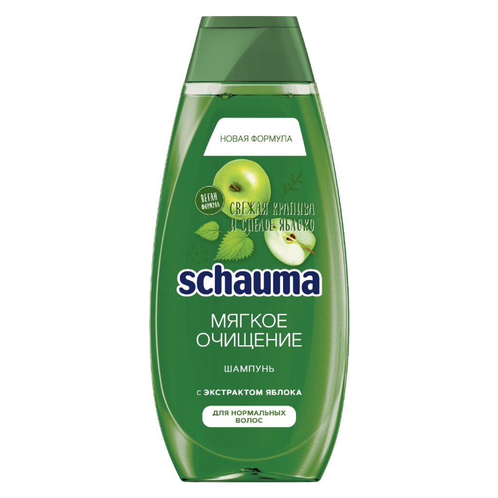 Шампунь Schauma, Мягкое очищение, для всех типов волос, 400 мл