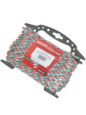 Шнур диаметр 5 мм, с сердечником плетенный, рамка с подвесом, 5В 810, 20 м