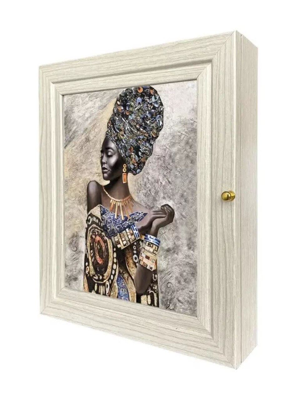 Ключница 26х31 см, МДФ, 8 крючков, AAV-644