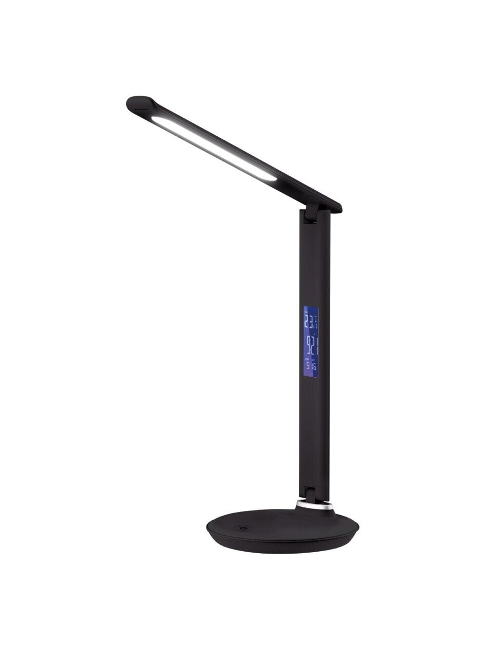 Светильник настольный CCT, 3 уровня яркости, LCD монитор, 9 Вт, черный, абажур черный, Ultraflash, UF-753 C02, 14494