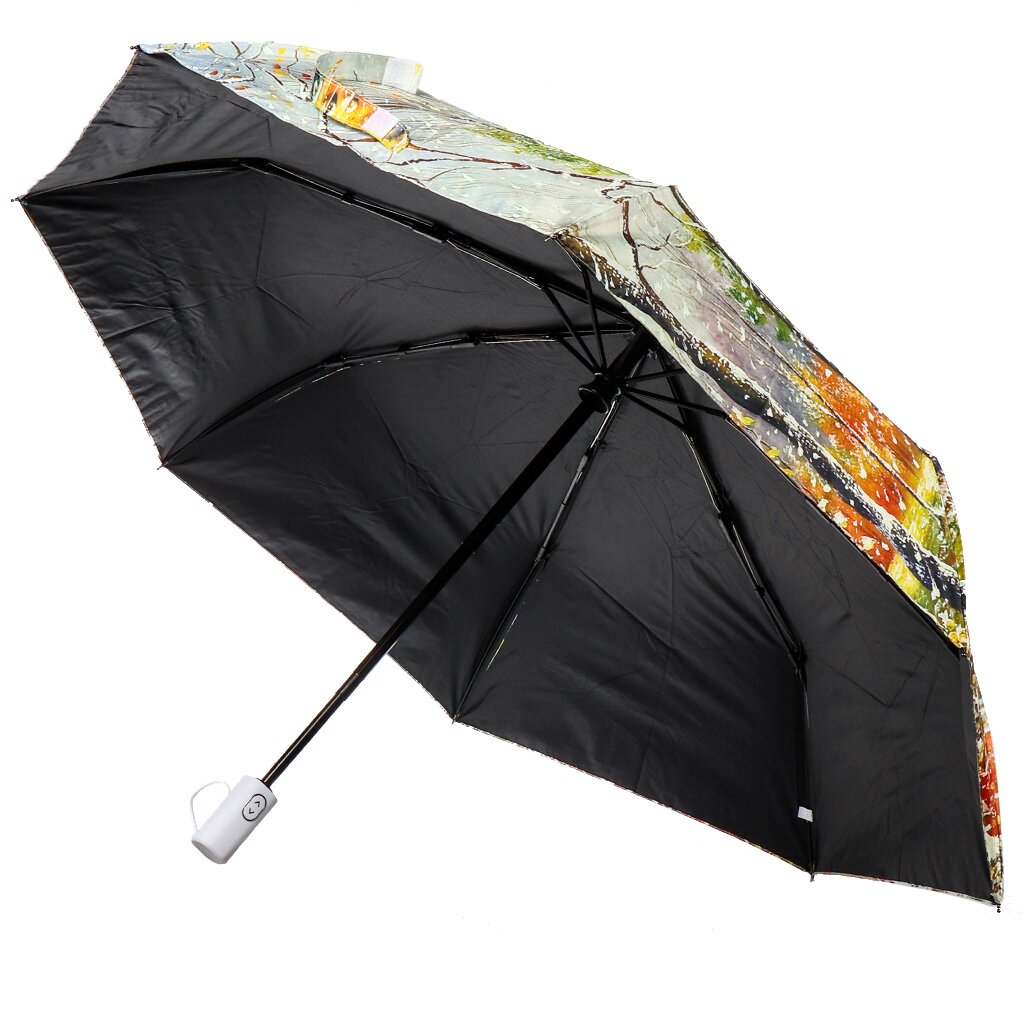 Зонт для женщин, автомат, 8 спиц, 58 см, Осень, полиэстер, Y822-065