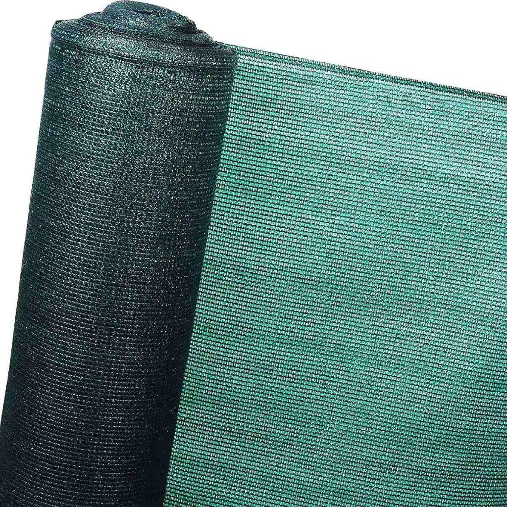 Сетка затеняющая полиэтилен, 1 x 3 мм, 400х5000 см, 80%, зеленая сетка затеняющая 80% 3х10м зеленый