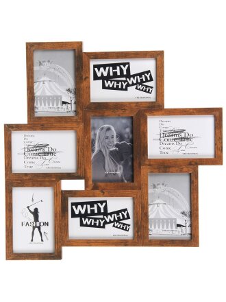 Фоторамка-коллаж на 8 фото, 45х46 см, фото 10х15 см, МДФ, Y4-6746