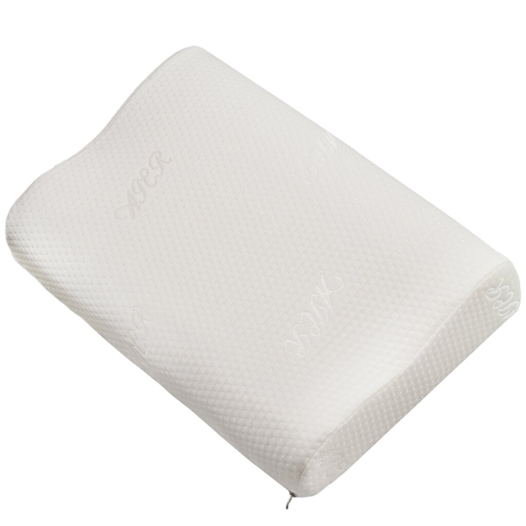 Подушка ортопедическая, 35 х 55 см, латекс, чехол хлопок, с эффектом памяти, средняя, Y3-595 подушка с эффектом памяти bradex kz 0931 здоровый сон 40 60 см