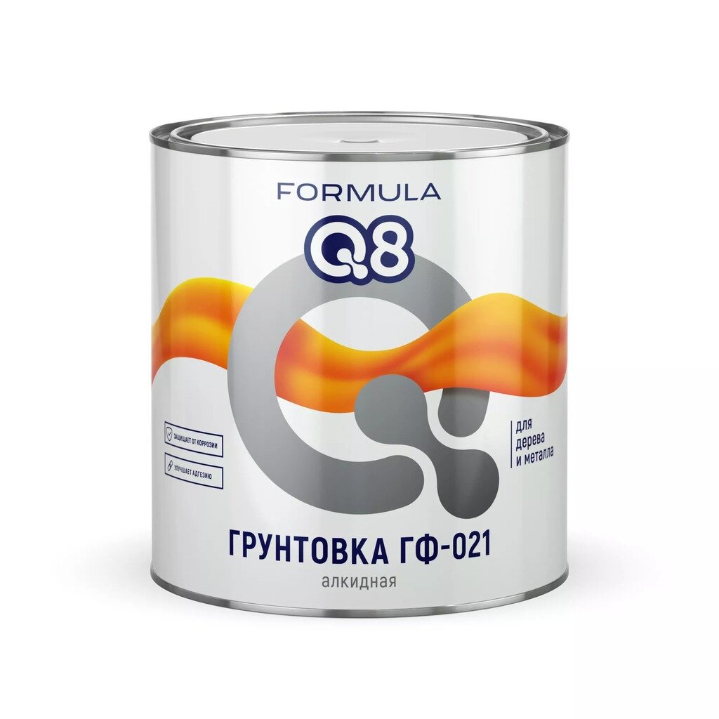 Грунтовка алкидная Formula Q8 ГФ-021 красно-коричневая 27 кг 529₽