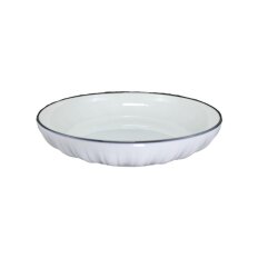 Тарелка обеденная, фарфор, 20 см, круглая, Мираж, МФК, MFK21165