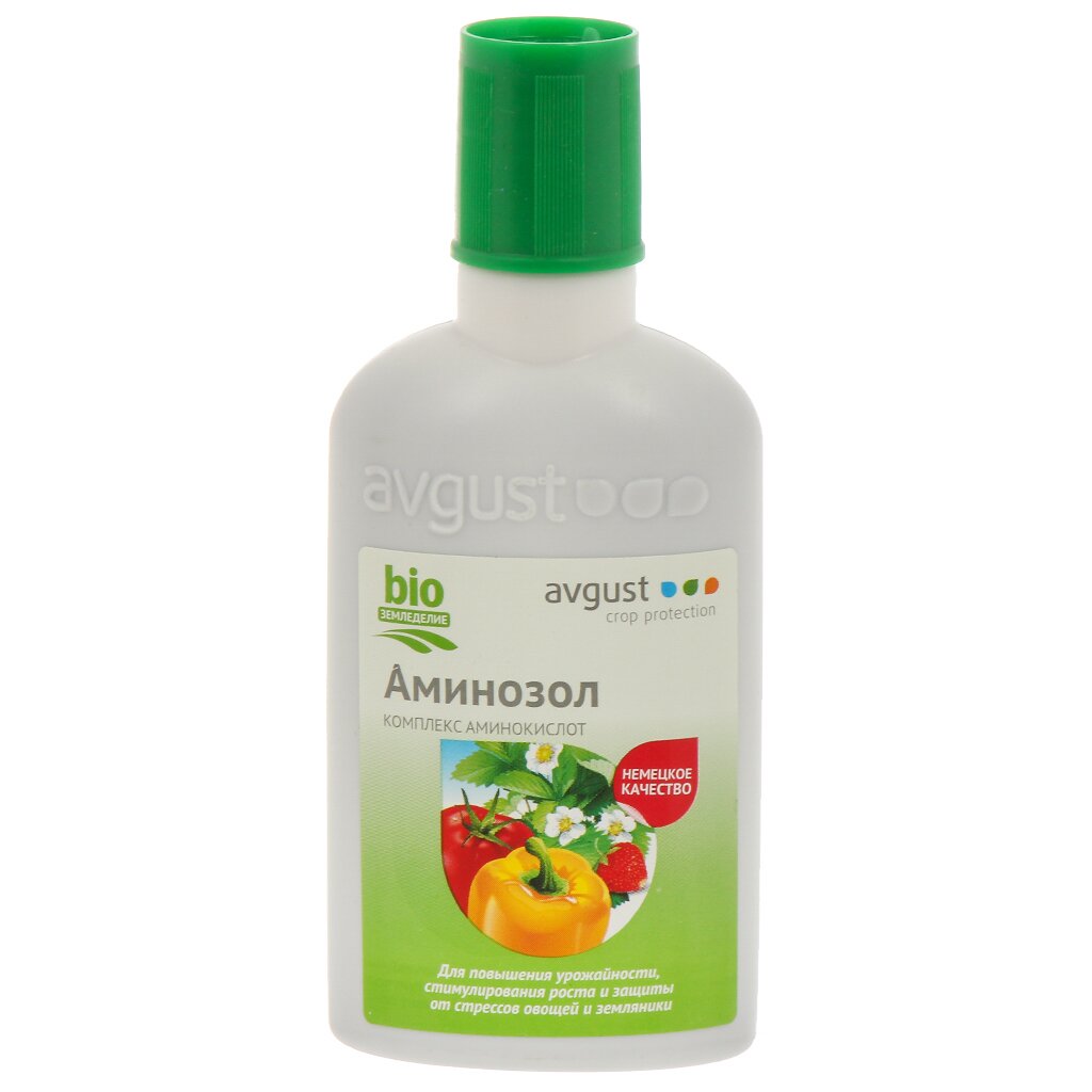 Удобрение Аминозол, для различных культур, минеральный, жидкость, 100 мл, Avgust