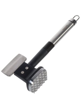 Топор кухонный Satoshi, Альфа, топорик, нержавеющая сталь, рукоятка нержавеющая сталь, навеска, 882-265