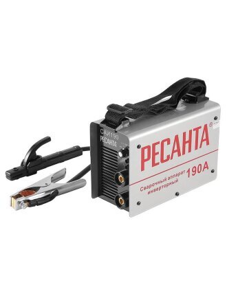 Сварочный аппарат инверторный, Ресанта, САИ-190, 7.2 кВт, 190 А, электрод