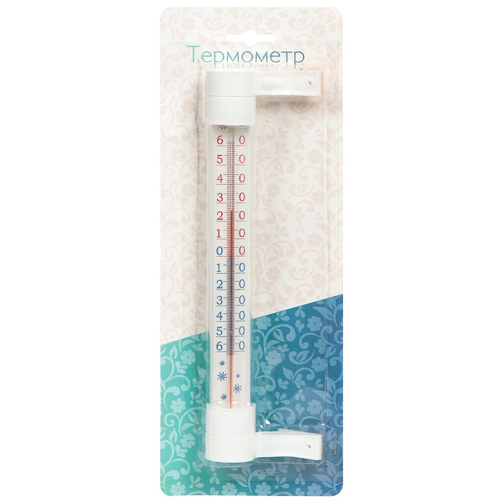 Термометр уличный, пластик, Престиж, картонная коробка, ТБ-216 термометр комнатный пластик деревянный полукруглый блистер с1102