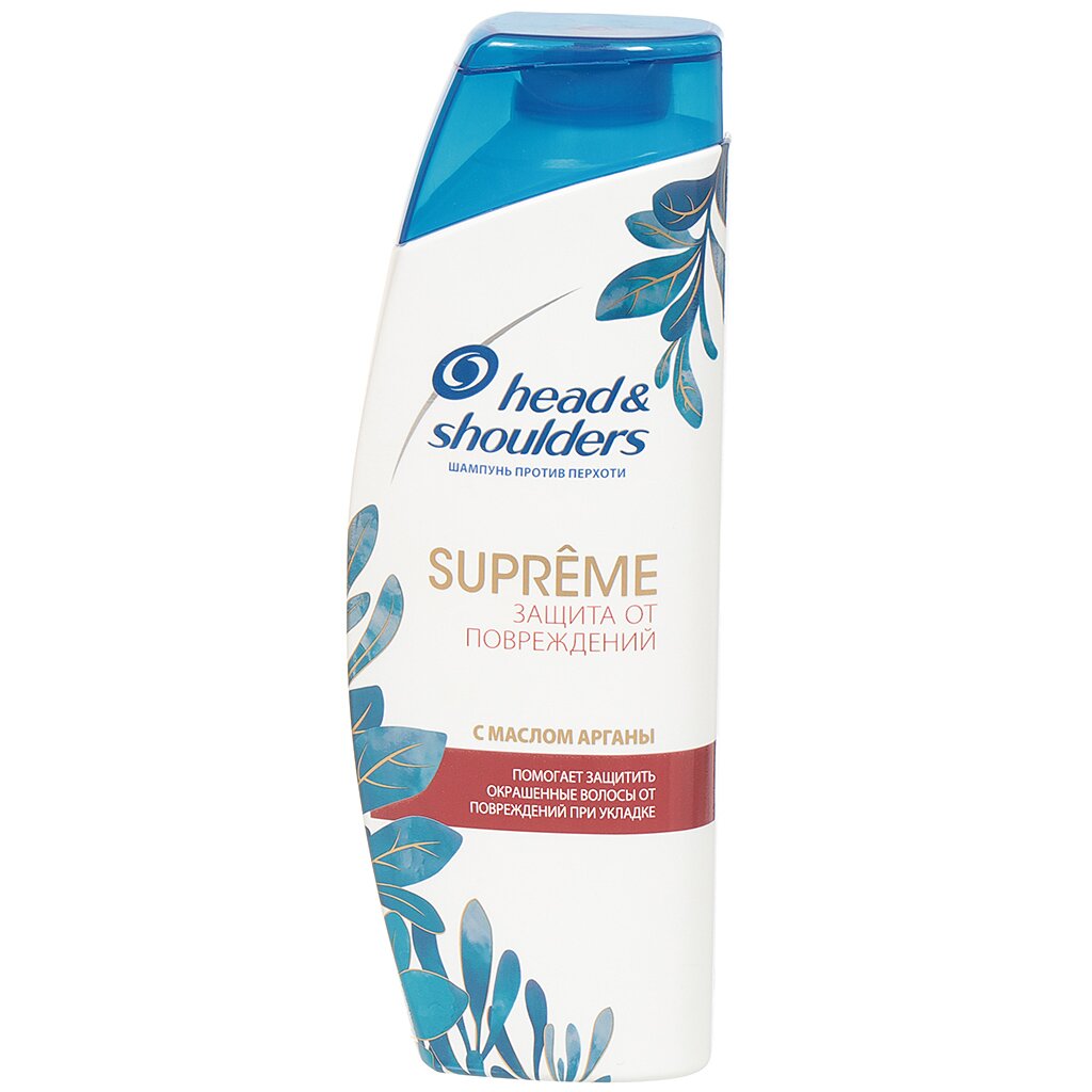 Шампунь Head & Shoulders, Supreme Защита от повреждений c маслом арганы,  против перхоти, 300 мл