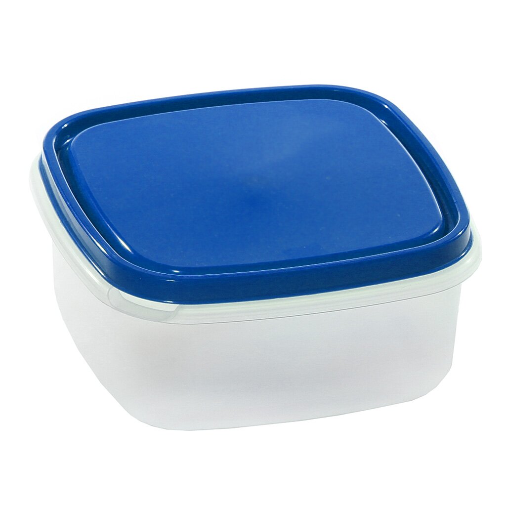 Контейнер пищевой пластик, 1.35 л, 16.5х16.5х7.3 см, Стандарт Пластик Групп санки ледянки пластик 41х81 см синие стандарт пластик групп