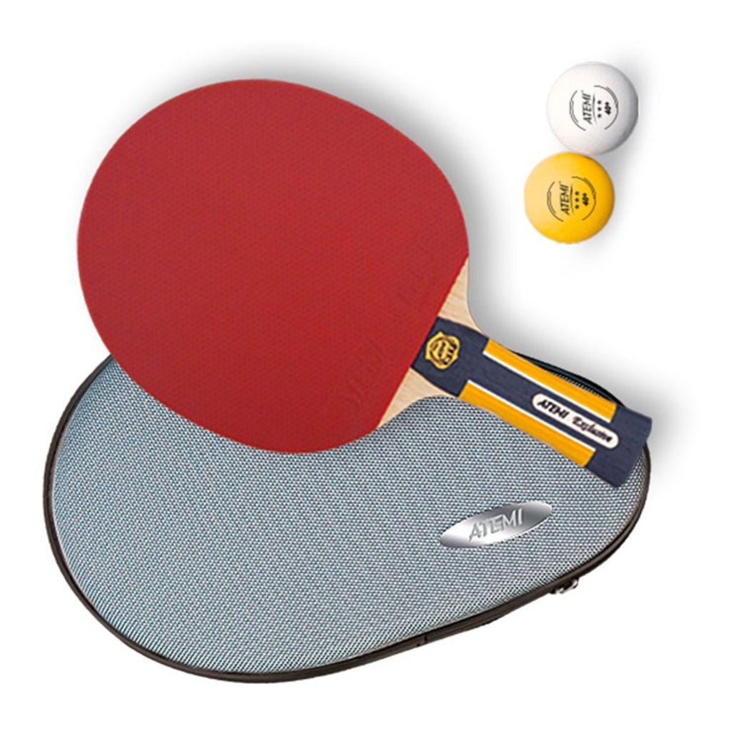 Набор для настольного тенниса Atemi EXCLUSIVE (1ракетка+чехол+2 мяча***), 00000105921