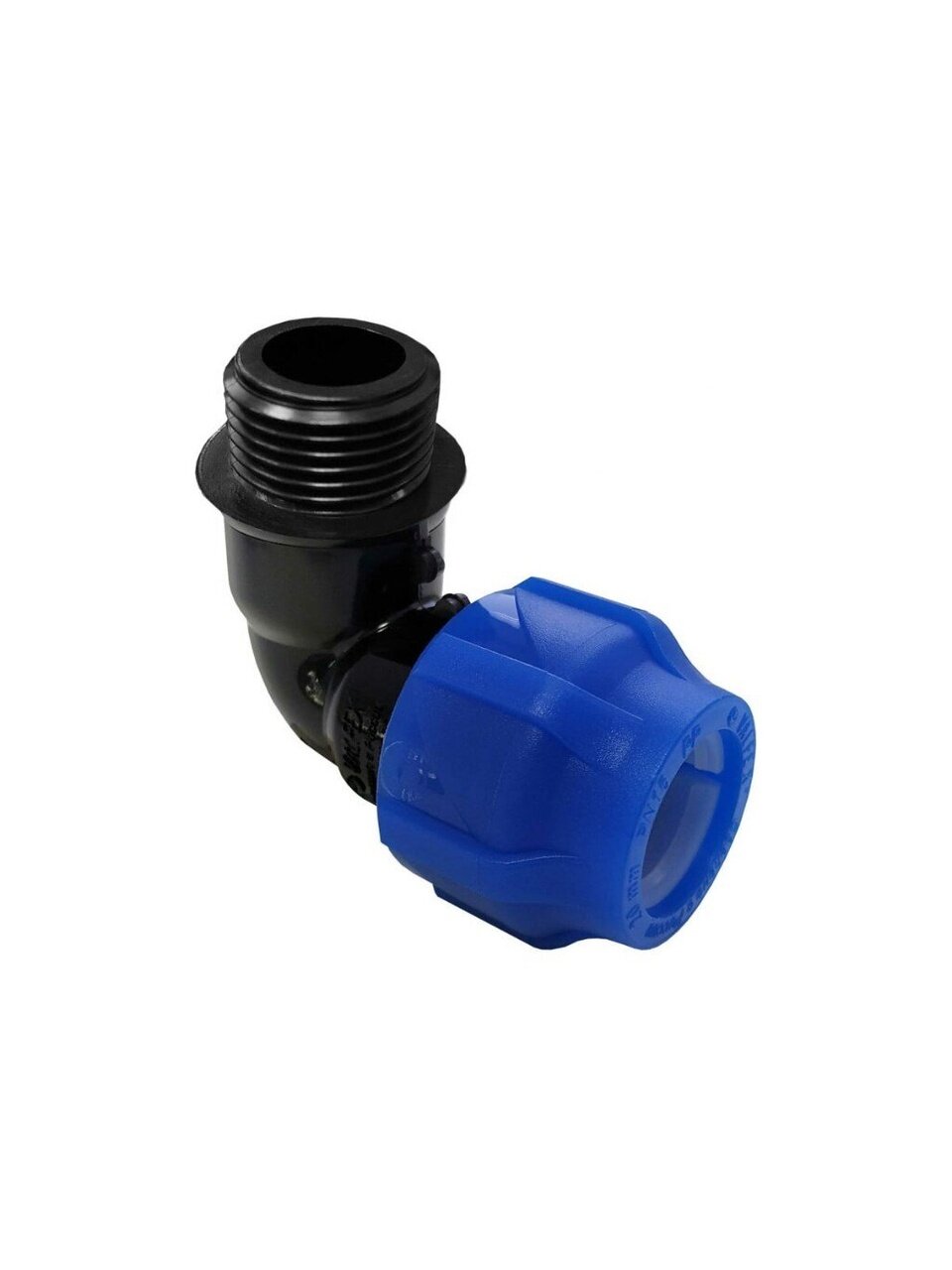 ПНД уголок d40х1 1/4&amp;quot;, наружная резьба, Valfex