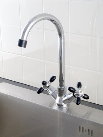 черный, хром