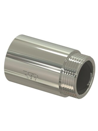 Удлинитель для смесителя, 3/4", хром, латунь, наружная резьба, L37,5, хромированный, РосТурПласт