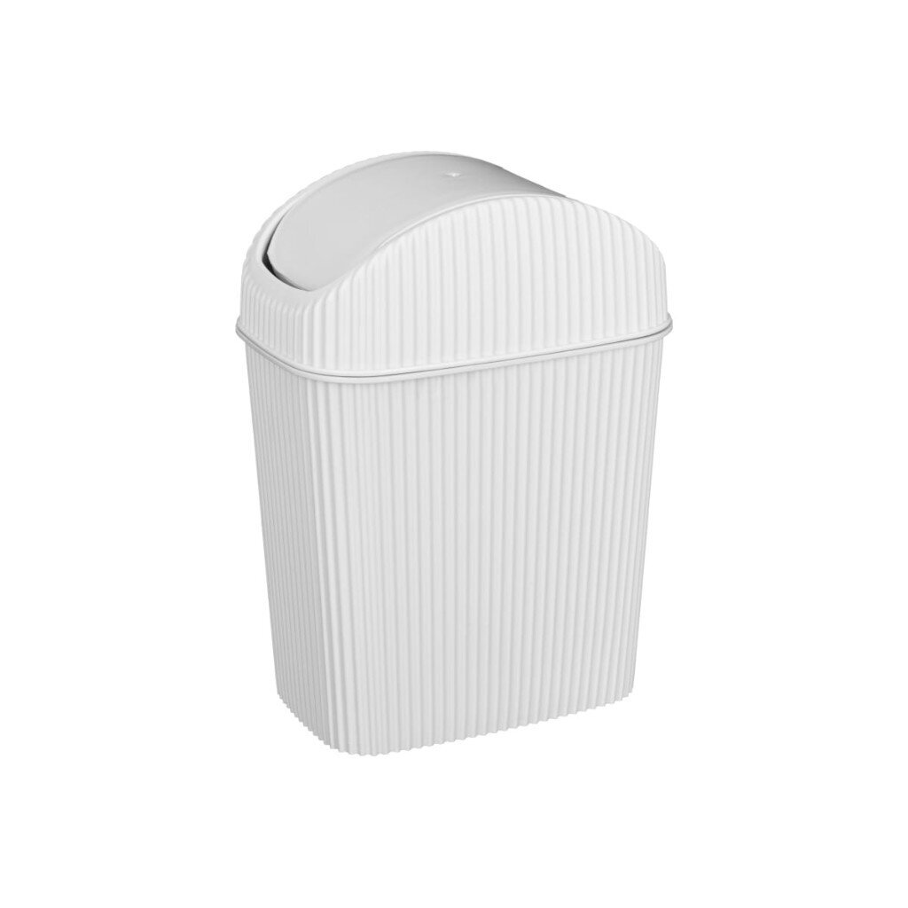 Контейнер для мусора пластик, 2.5 л, прямоугольный, плавающая крышка, Бытпласт, Velvet, 41 121 109 380