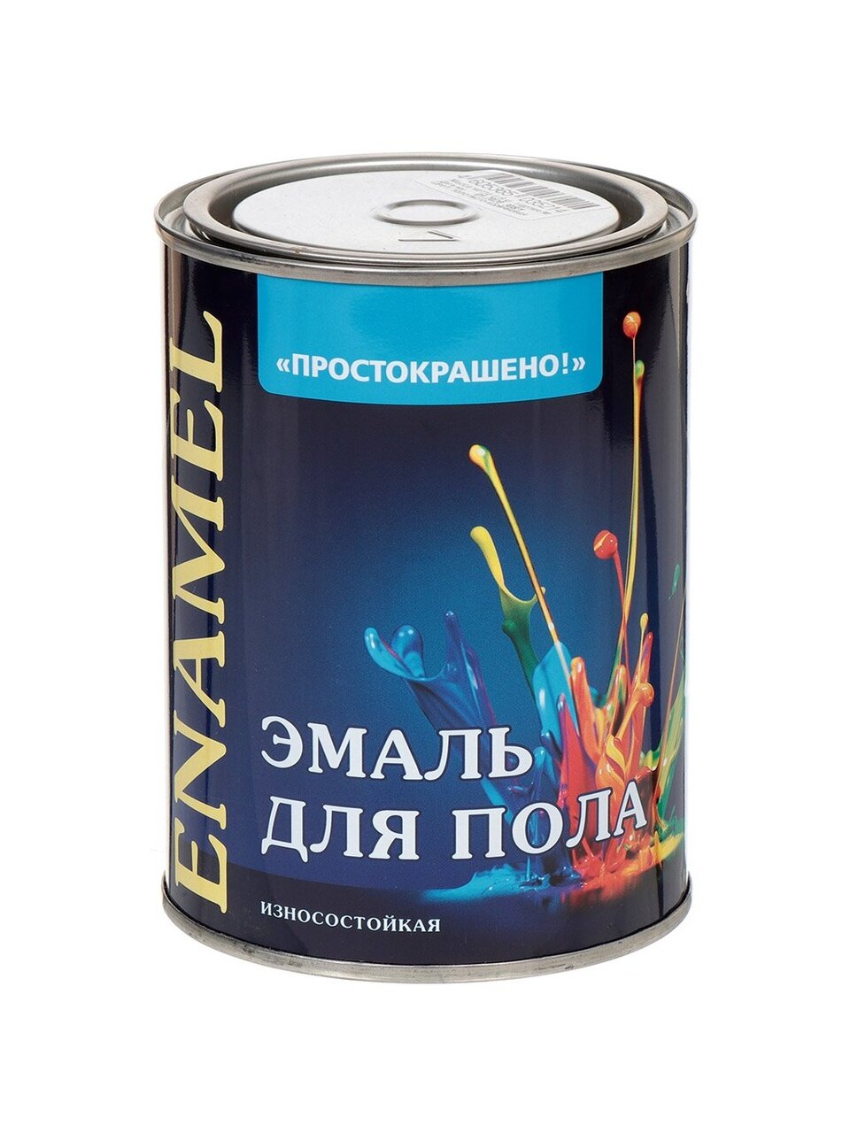 Эмаль Простокрашено, ПФ-266, для пола, алкидная, желто-коричневая, 0.9 кг