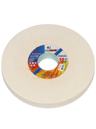 Круг шлифовально-точильный LugaAbrasiv, 25A, диаметр 350х40 мм, посадочный диаметр 76 мм, зернистость 60, белый, K,L 50 м/с V