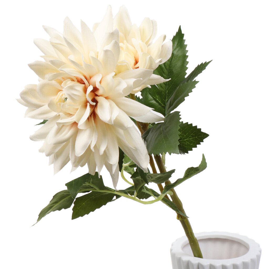Цветок искусственный декоративный Георгин, 65 см, пудровый, Y4-5506 тесьма с перьями индюка 13 17 см 5 ± 0 5 м пудровый