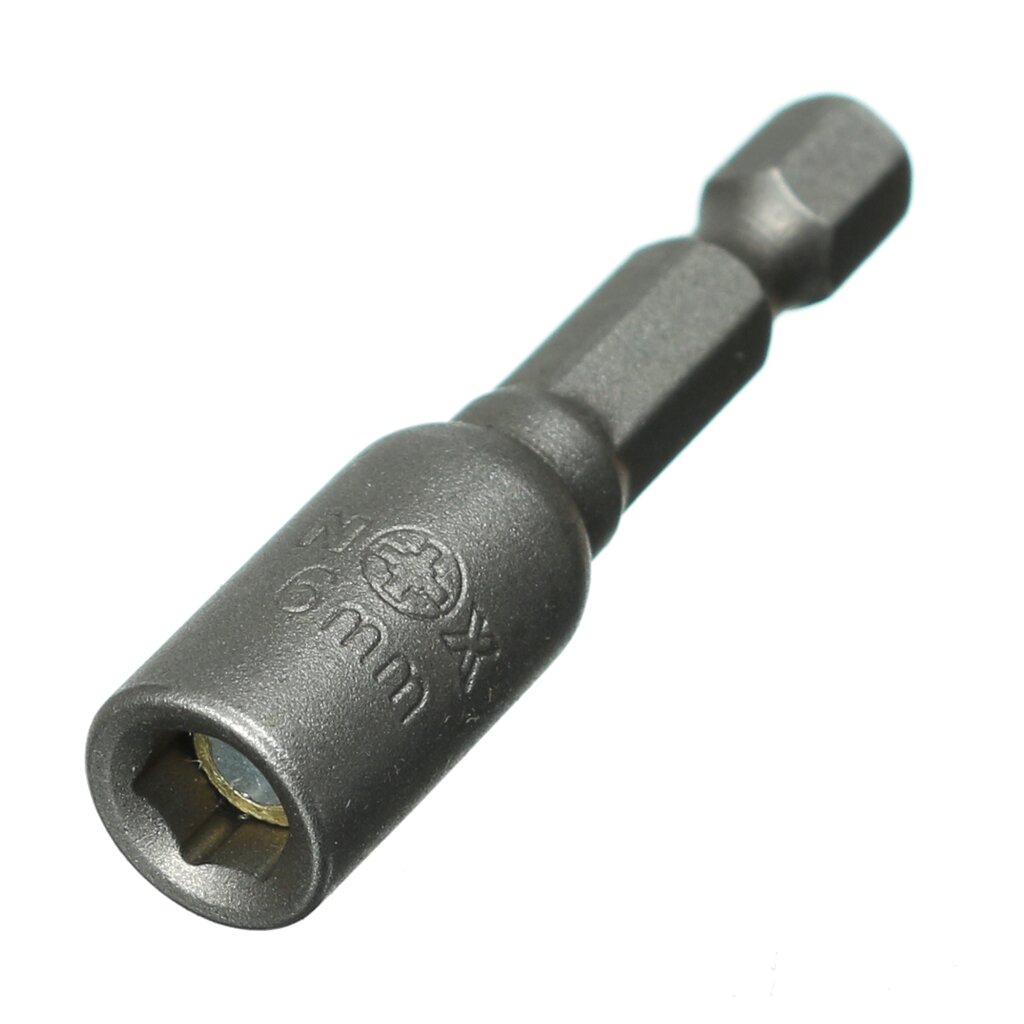 Ключ-насадка для кровельных саморезов, Nox, 6х48 мм, магнитный адаптер ключ насадка для кровельных саморезов nox 13х48 мм магнитный адаптер блистер