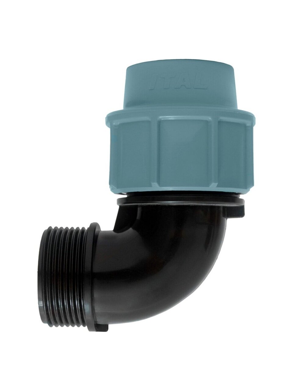 ПНД уголок d20х3/4&amp;quot;, наружная резьба, ITAL