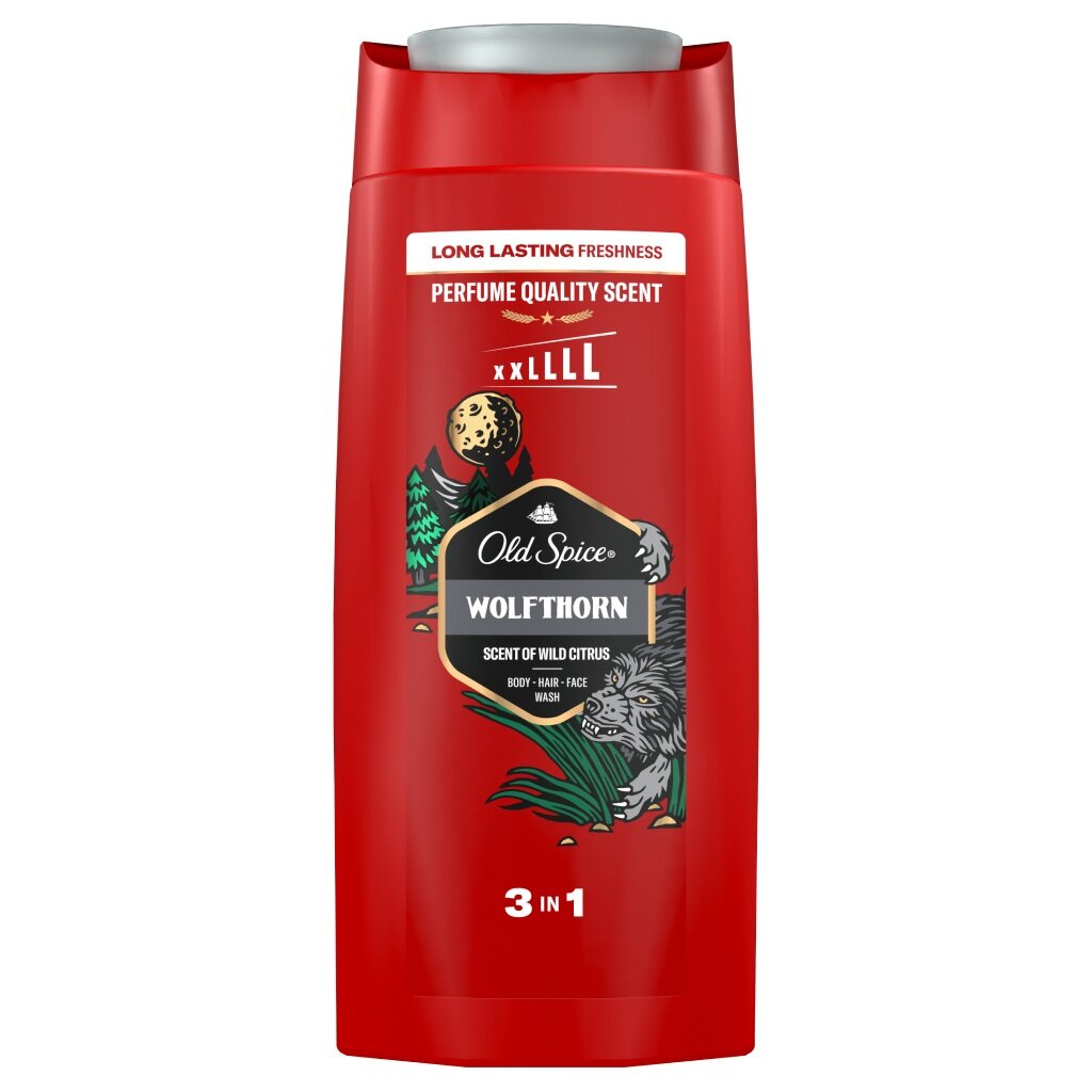 Гель для душа и шампунь Old Spice Wolfthorn для мужчин 675 мл 499₽