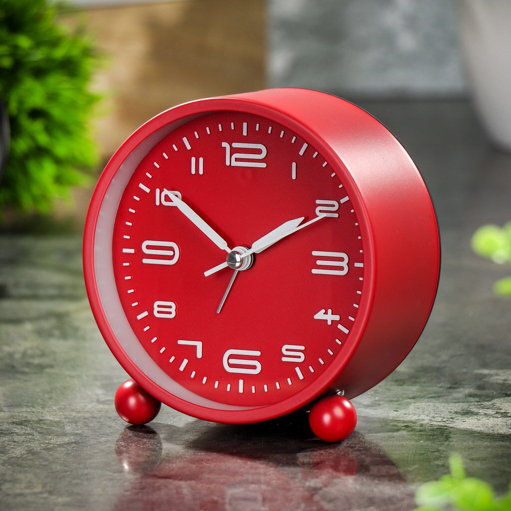 Часы настольные, 11х5.4х11 см, круглые, металл, пластик, Y4-6895 далекие часы