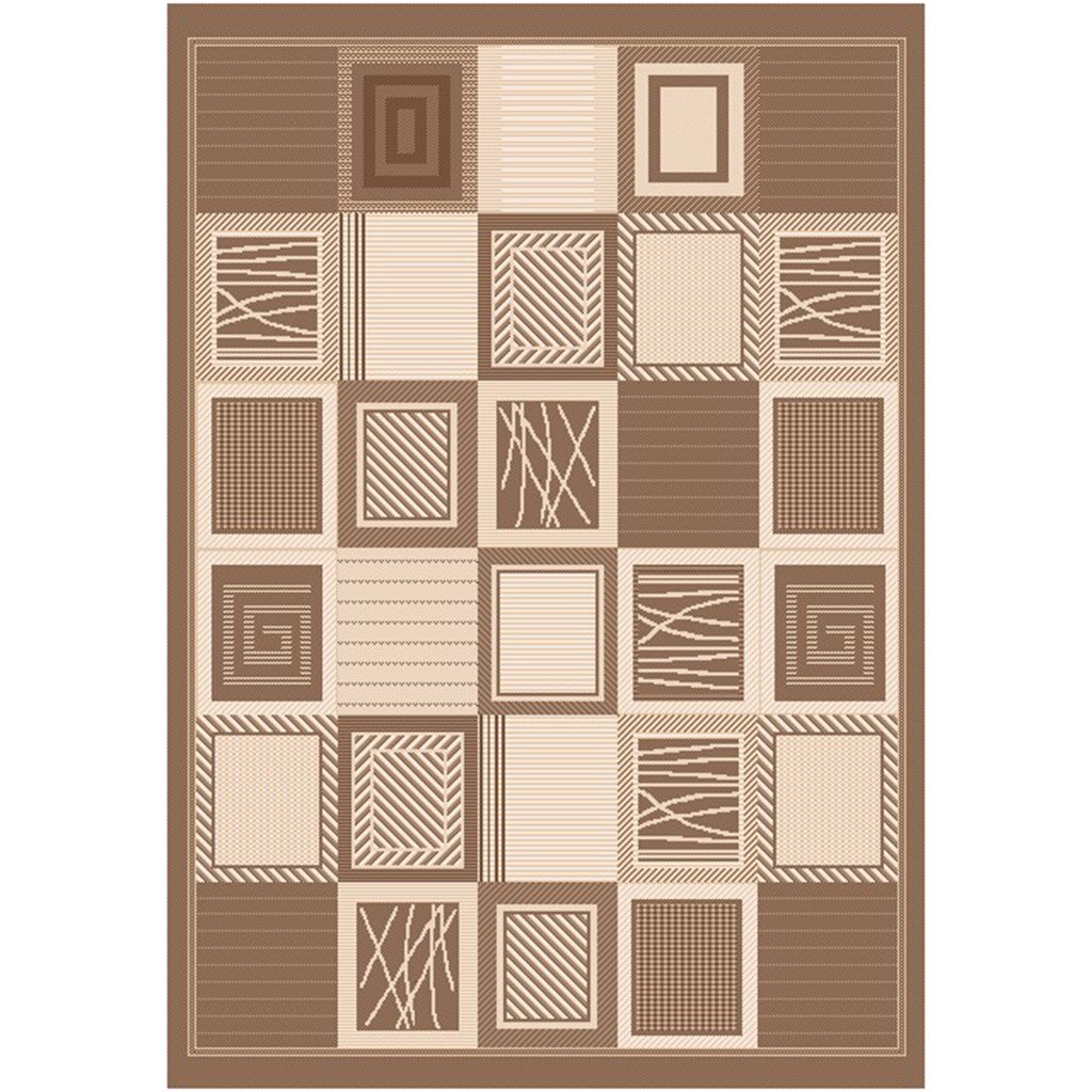 Ковер интерьерный 1х2 м, Люберецкие ковры, Эко, прямоугольный, рис. 7911, цв. 23