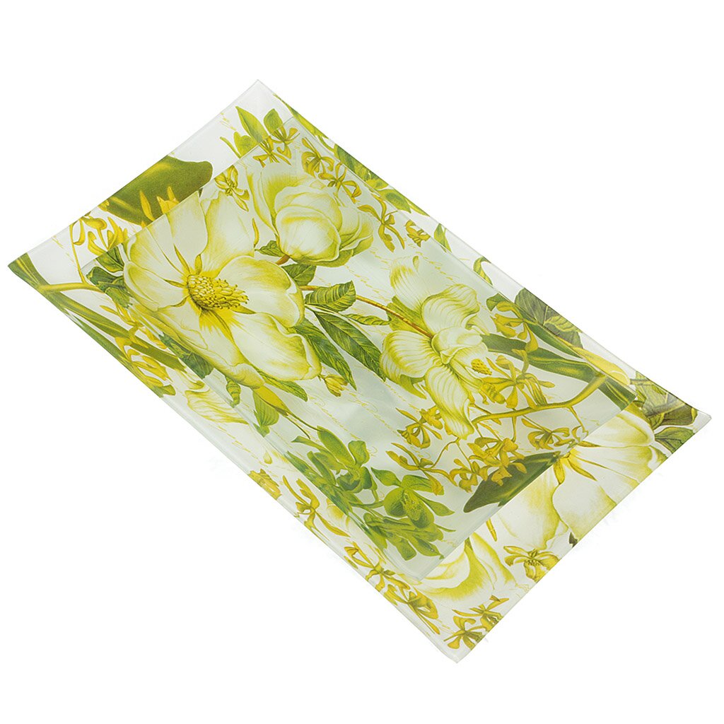 Ст Блюдо 2шт Белый шиповник-1 ZYJGL-351Fm/13