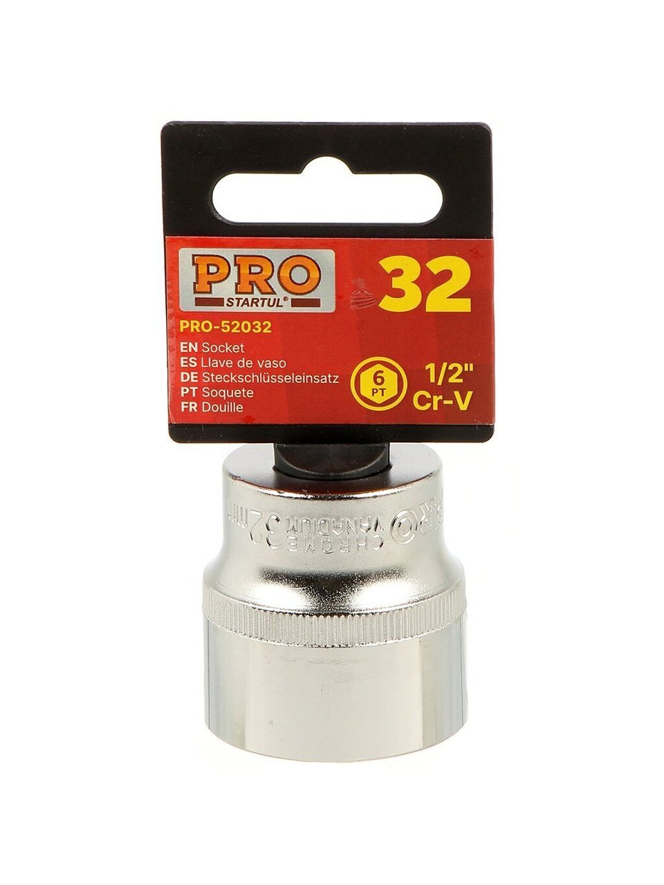 Головка торцевая 6-гранная, 1/2&amp;quot;, 32 мм, Startul, PRO-52032