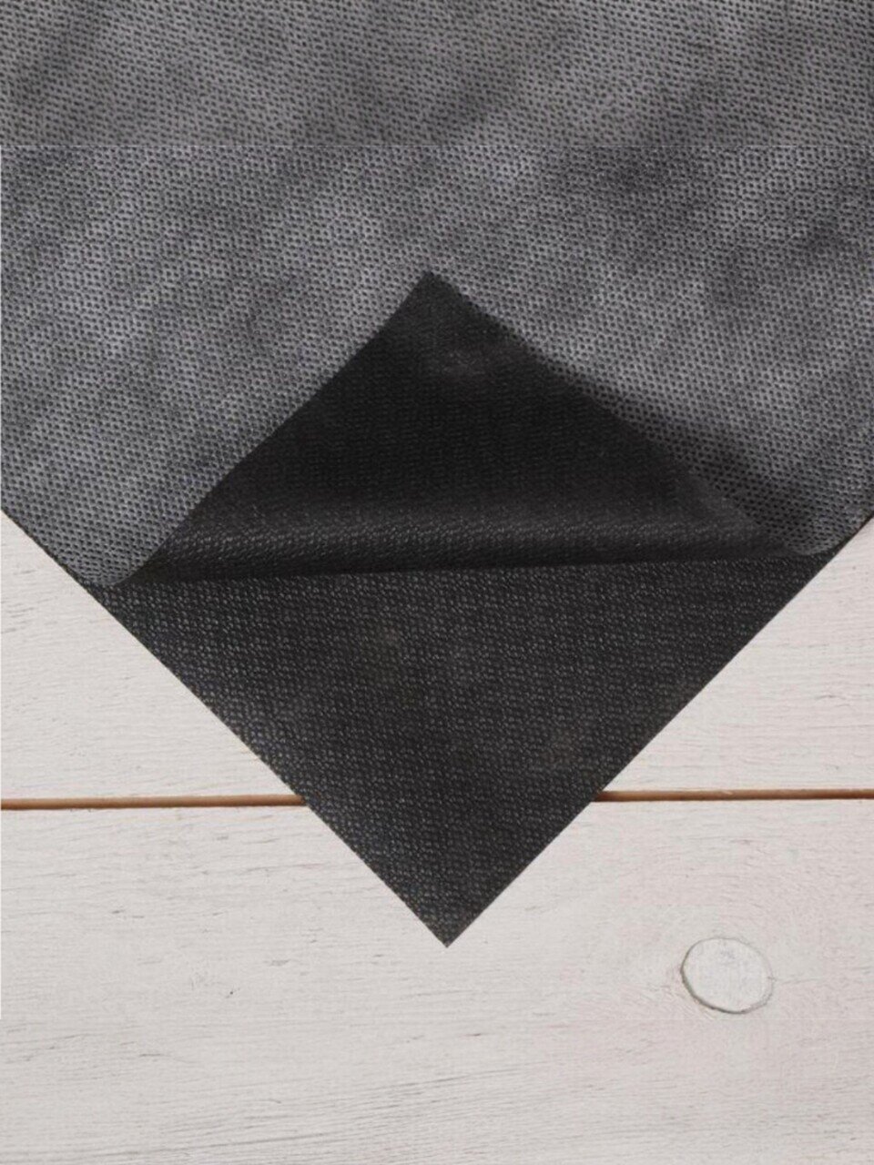 Материал укрывной 80 г/м2, Профф, 1.6х20 м, Агротекс, 80 UV, бело-черный