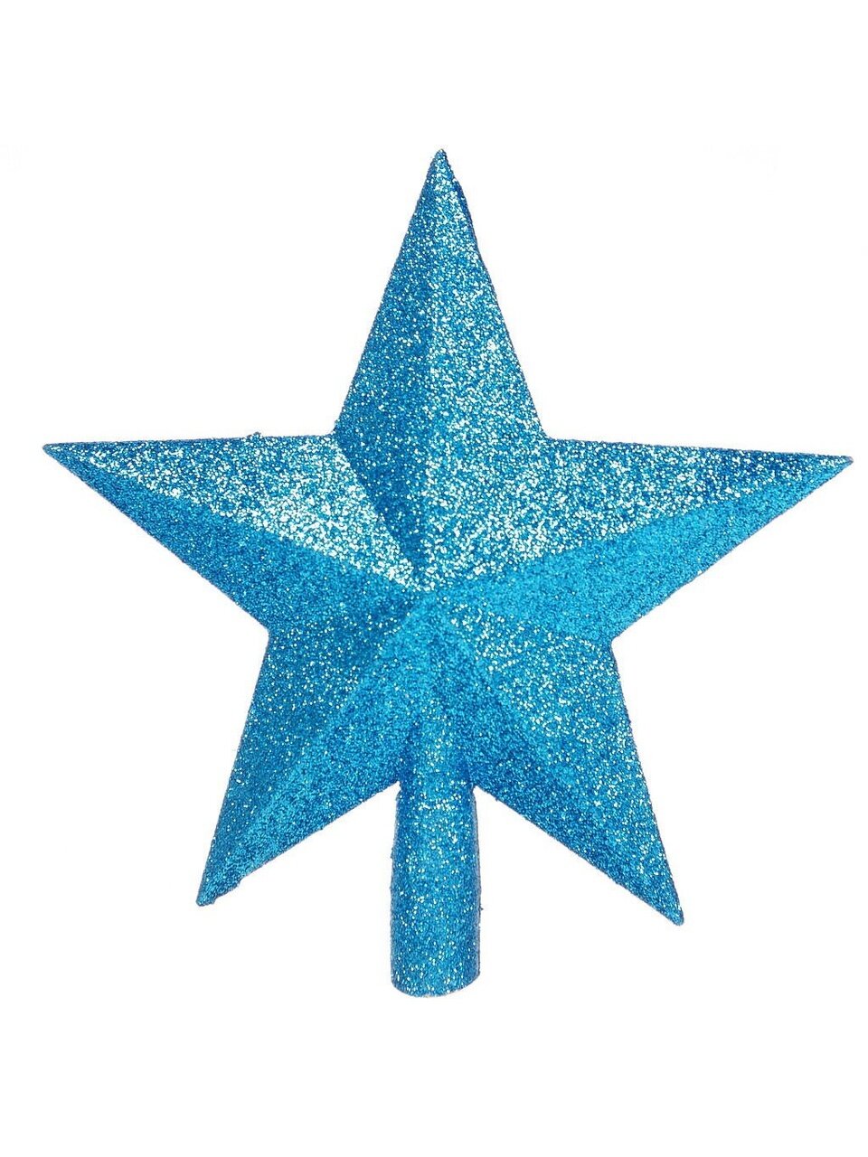 Верхушка на елку Звезда, голубая, 20 см, пластик, SYCD18-003IB/SYCD18-003LB