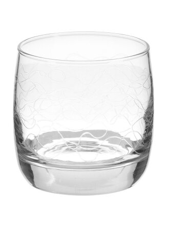 Стакан 310 мл, стекло, 6 шт, Glasstar, Волны 3, низкий, T1 9370