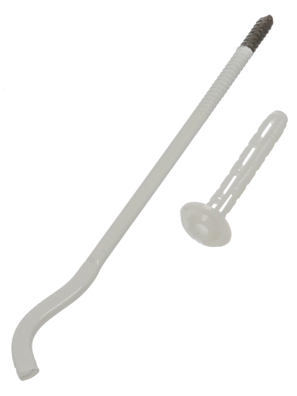 Кронштейн сталь, 220х7 мм, плющеный, штыревой, с дюбелем, к 6.3-01, СантехКреп