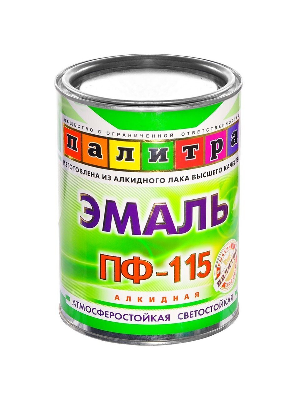 Эмаль Палитра, ПФ-115, алкидная, глянцевая, желтая, 0.9 кг