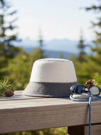 Шапка для бани 100% войлок, Банные штучки, Панама, 41188